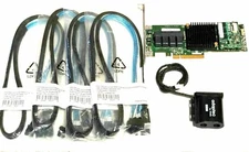 Adaptec ASR 71605 1GB 16Port PCIe Raid w/ Battery & 4x Cables SFF-8643  US Ship