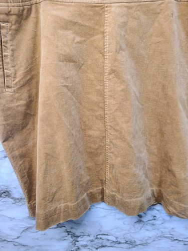LAURA SCOTT Stretch Corduroy Straight Skirt $40 Khaki Camel New Womens Plus 3X - Picture 3 of 5