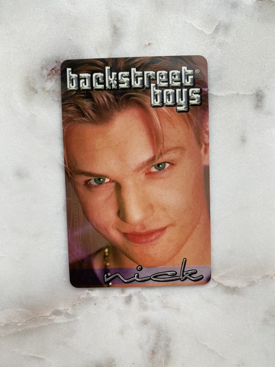 Vintage Nick Carter Backstreet Boys Calendar Card 2001 | eBay