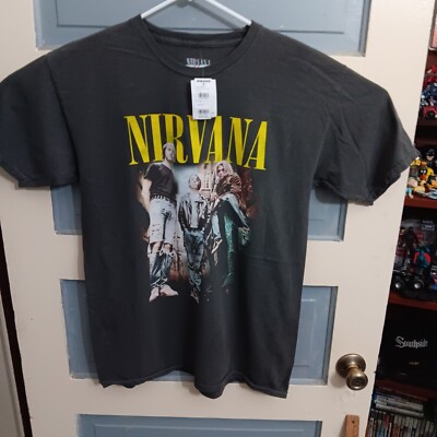 Nirvana Medium Shirt W Tags Kurt Cobain WN242 | eBay