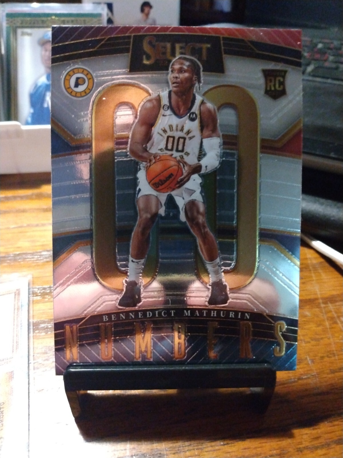 2022-23 Panini Select Bennedict Mathurin  00 Numbers Rookie RC Indiana Pacers...