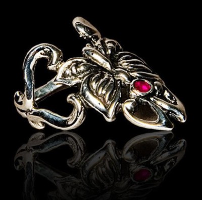 Small Butterfly silver .925 Finger-Tip Ring