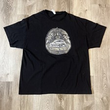 Camiseta Negra Gráfica Old School Oldies Car Low Rider Cholo Estilo Talla XXL
