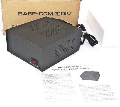 NEWMAR Base Com 10 AMP Regulated Power Supply 115V/230V Output 13.4 VDC ~ NIB