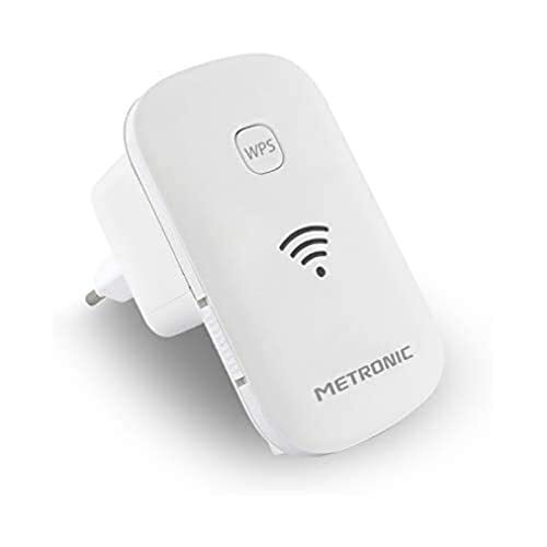 Metronic 495437 Ripetitore WiFi 300 Mbps con Tasto/Off