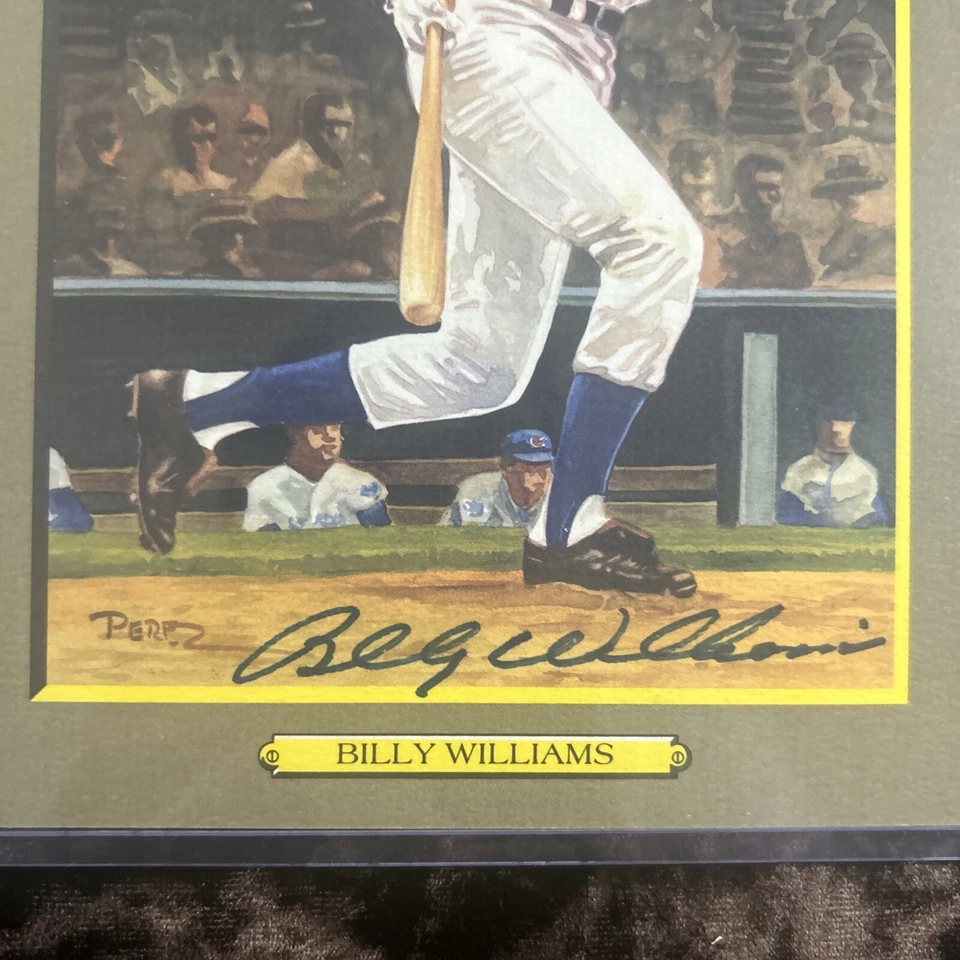Billy Williams Signed Auto 1990 Perez-Steele Great Moments Postcard Autograph - Image 2 of 4