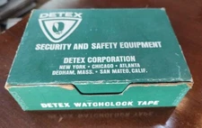 Detex  Watchclock Box of Tape Rolls Full Box New