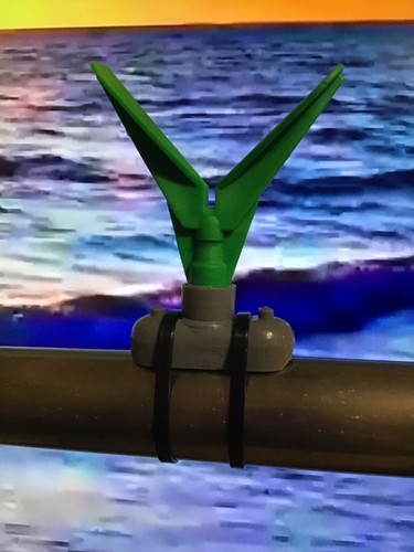 Sea Fishing Rod Rest Boat rails Pier zip tie universal , with 3 heads - Picture 12 of 12