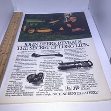 John Deere Vintage Print Ad 1987 Engine Components 10&rdquo;x6.5&rdquo; NG3