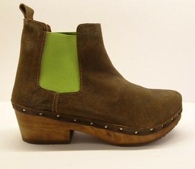 XUZ handmade Chelsea women's boots ankle boots winter boots brown New size 38