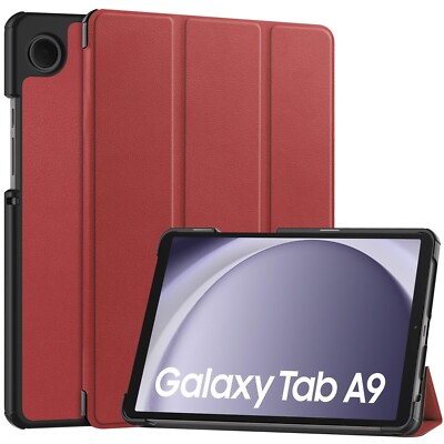 Samsung Tab A9 2023 case SM-X110 SM-115 8.7'' Tri-fold caster shockproof flip