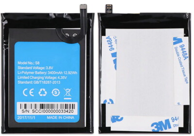 HOMTOM S8 Akku   + HOMTOM S8 Akku  + 3400 mAh