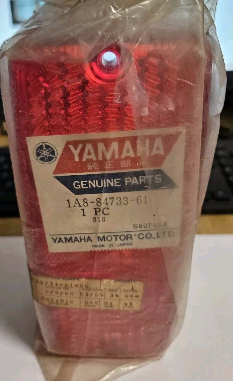 1a8-84733-61 NOS OEM Tail Light Unit Assembly Yamaha 1976 1977 XS360, 1977 XS750