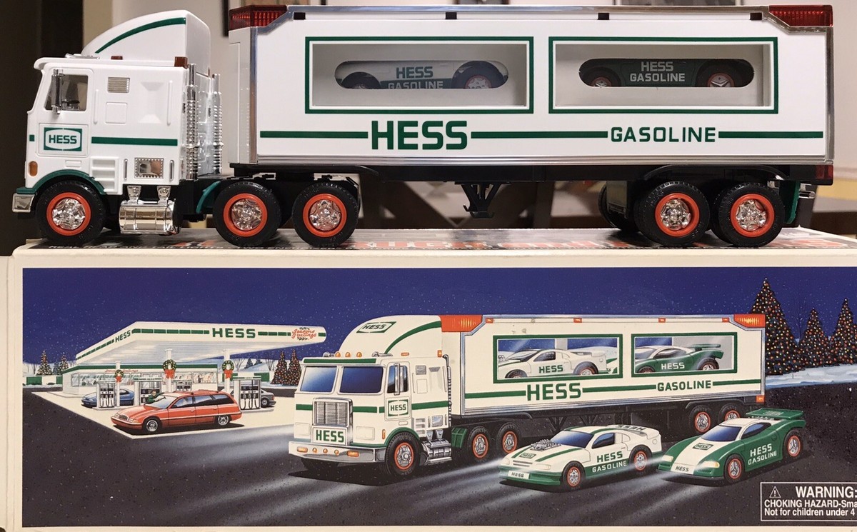 1997 HESS TOY TRUCK AND RACERS NEW IN BOX | eBay