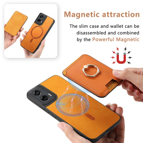 Cover supporto anello slot magnetico rimovibile Fr Motorola G Stylus/Power/Play - Foto 4 di 80