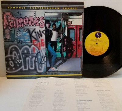 RAMONES Subterranean Jungle 1983 LP SIRE 23800 - Play Tested VG+