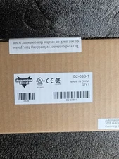 New Sealed Automation Direct D2-03B-1, DIRECT LOGIC , KOYO, I/O base, 3-slot