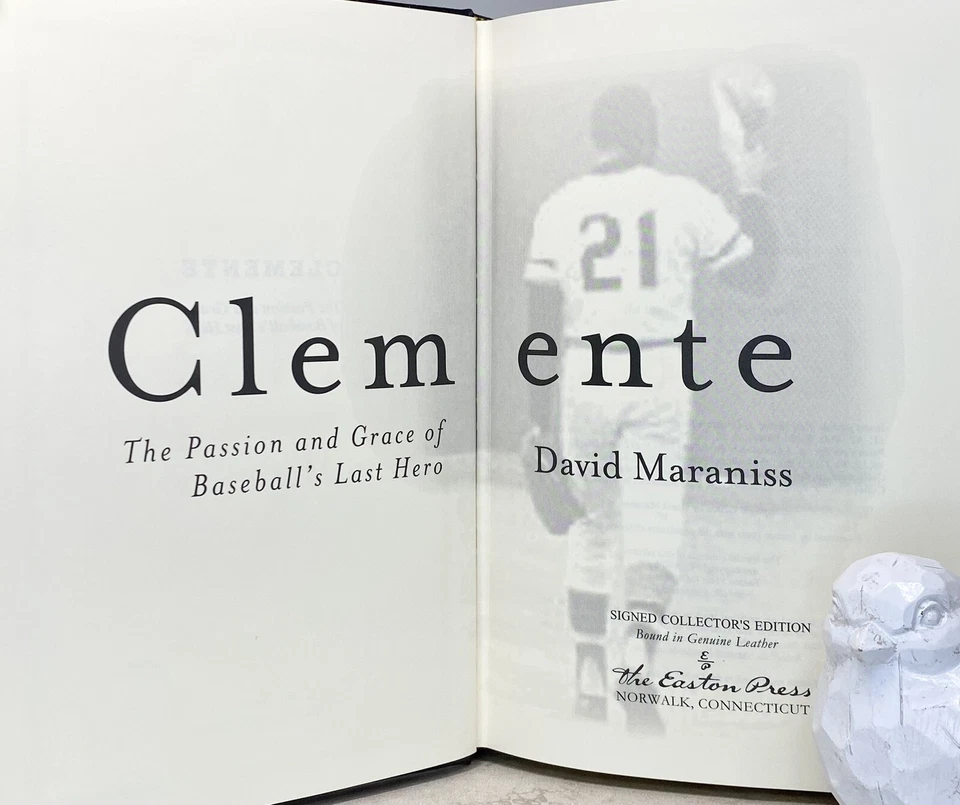 Clemente The Passion and Grace of Baseball's Last Hero SIGNED by David Maraniss Foto 3 de 4