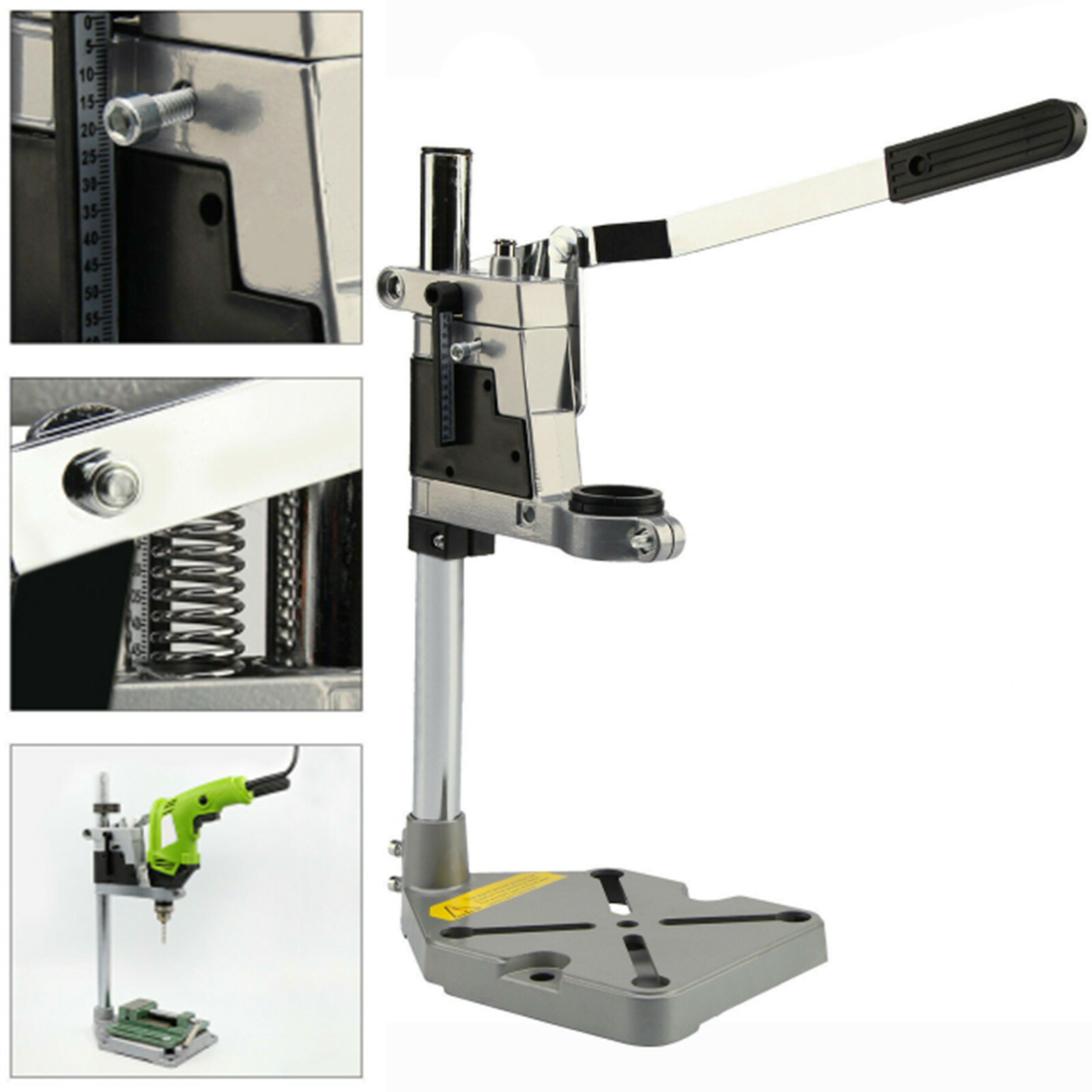 Adjustable Hand Drill Press Bench Stand Grelly UK