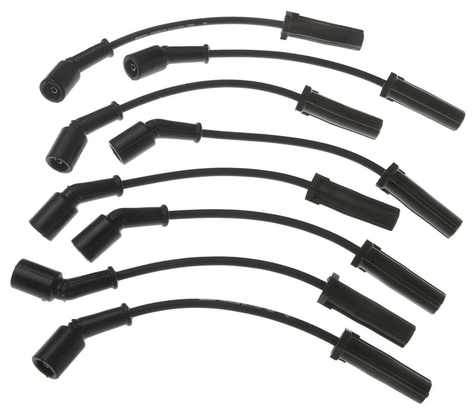 8 ACD Spark Plug Wires + 8 ACD Double Platinum Spark Plugs + 8 Heat Shield - Image 2 of 4