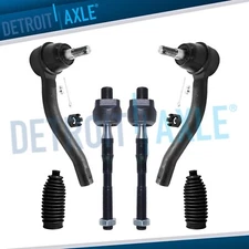 Front Inner Outer Tie Rods w/ Boot for 2006 2007 2008 2009 2010 Infiniti M35 M45