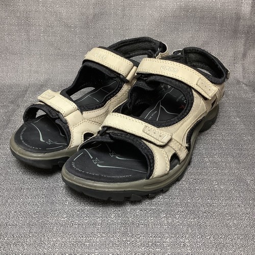 ECCO RECEPTOR Tan Leather water Outdoor Hiking sandals 42 women 10