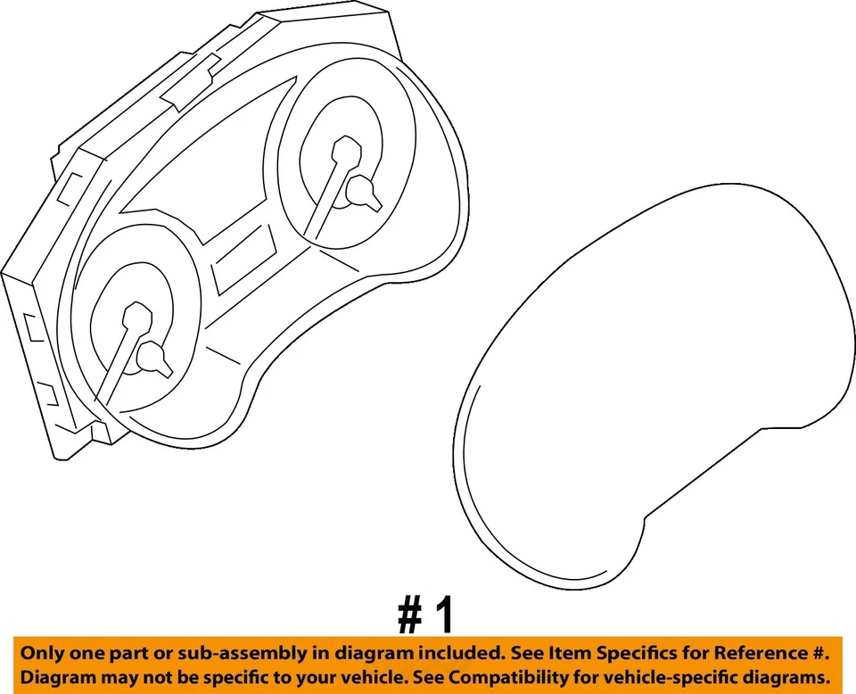Medidor de velocímetro usado se adapta a: Nissan Altima Cluster 2016 2,5 L 4 cilindros MPH S Gr Foto 4 de 4