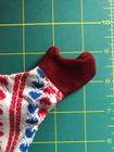 Clown Doll Hand Puppet Vintage Molded Face Blue Red Outfit — photo 5