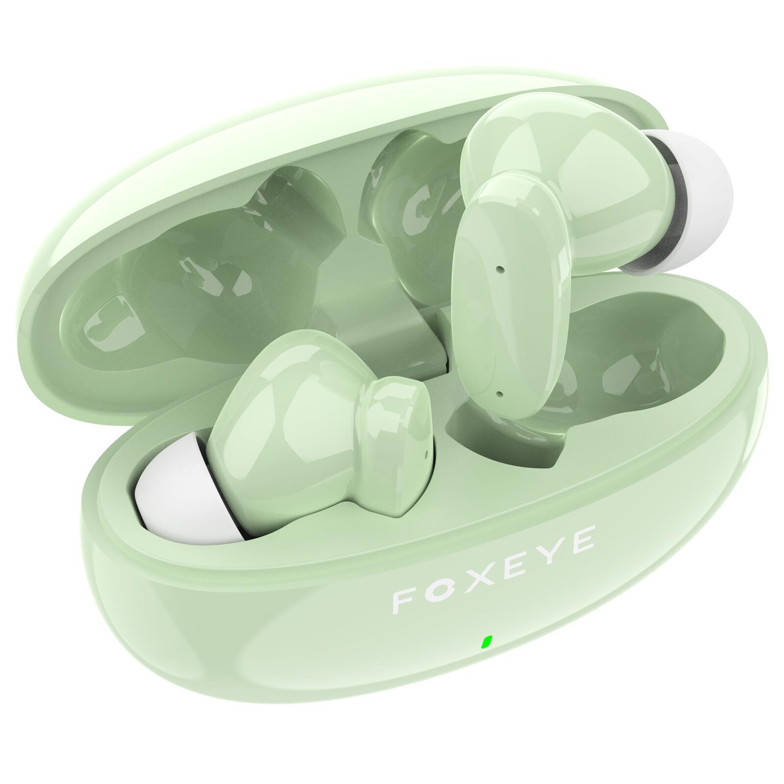 Foxeye Wireless Earbuds Bluetooth 5.3 with Stereo Bass Headphones