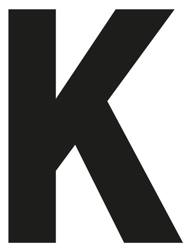 Self-Adhesive CAPITAL Alphabet Letters Stickers Permanent A-Z Black Colour 3" - Picture 12 of 27