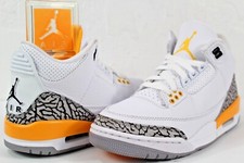 WMNS Nike Air Jordan Retro 3 Laser Orange Bla...