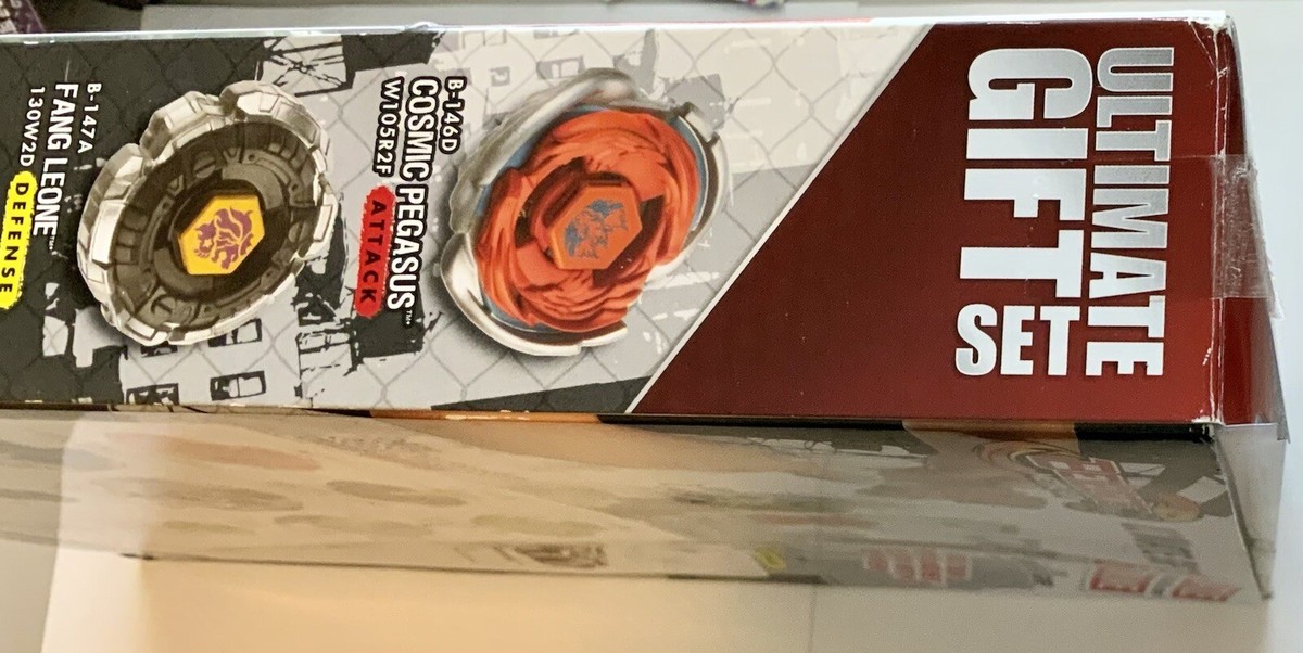 Hasbro Beyblade Metal Fury ULTIMATE GIFT SET Fang Leone, Beat Lynx