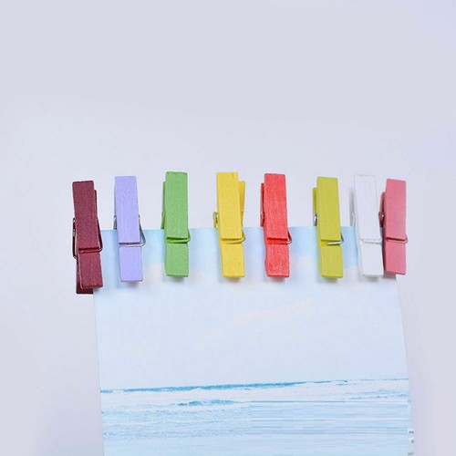 Wood Clothes Pin 50-Pack Pins Wooden Clothespins Laundry Clothesline Clips - Picture 2 of 6