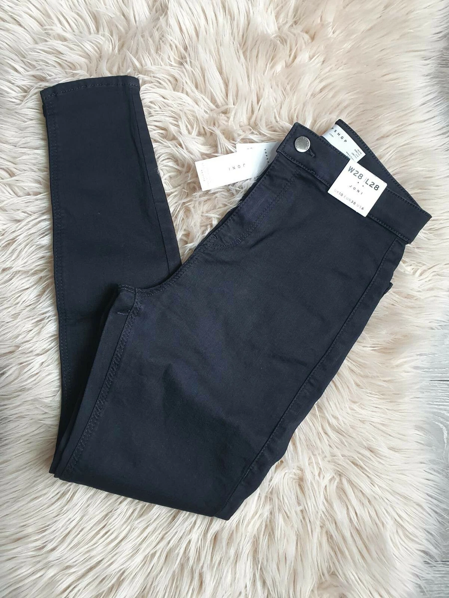 Topshop dark hotsell blue joni jeans