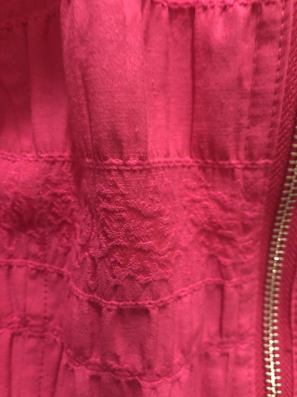 Christopher And Banks Medium Pink Zip Up Jacket R… - image 8