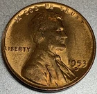 1953 D Lincoln Wheat Penny Gem Bu Uncirculated - SR619