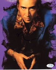 Nicolas Cage Snake Eyes Autographed Signed 8x10 Photo ACOA