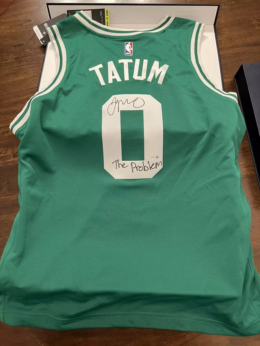 Jayson Tatum Signed Boston Celtics Green Nike Swingman Jersey