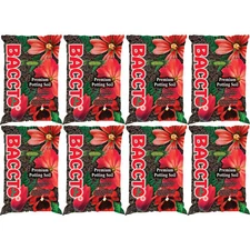 Michigan Peat All Purpose Potting Soil w Perlite Fertilizer, 50 lb (8 Pack)