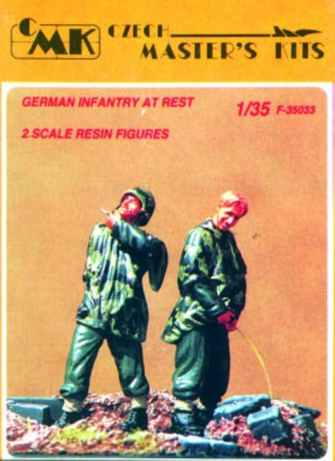 Cmk 129-F35033 - 1:35 German Infantry at Rest - New