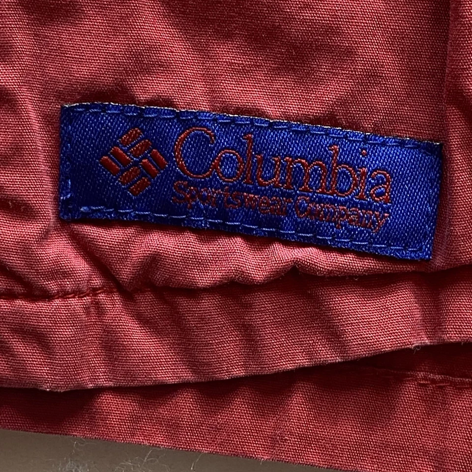 男式 Columbia 尺寸 L 红色棉质运动网眼泳裤 — 第 4/4 张图片