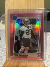 2021 Panini Donruss Optic Pete Werner | Rated Rookie | Pink Prizm | No. 276