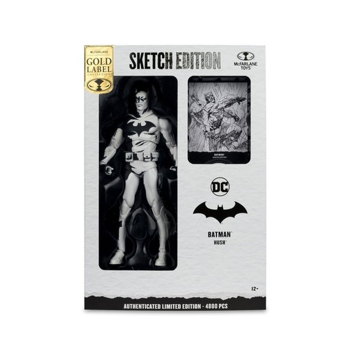Batman Hush Sketch Action Figure DC Multiverse Gold Label 7 Inch Scale Limited - Picture 2 of 3