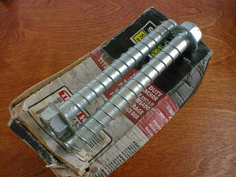 Simpson Strong-Tie THD62600H 5/8" x 6" Titen HD Heavy Duty Screw Anchors 10/pk