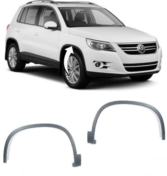 NEU VW TIGUAN 5N VORNE LINKS A RIGHT RADKASTEN COVER SET 