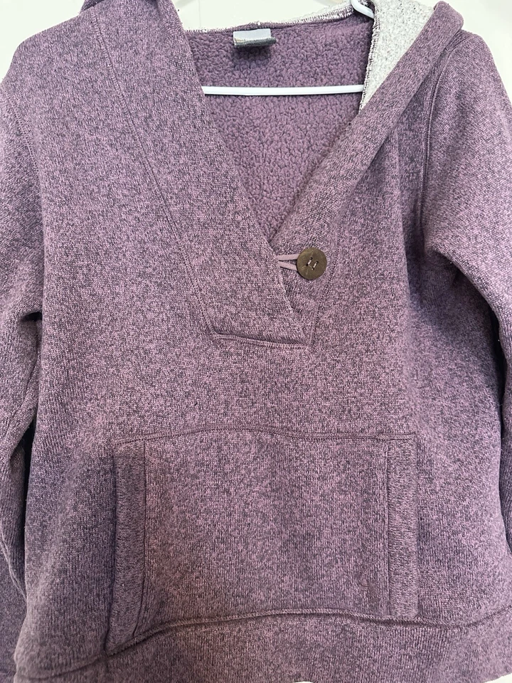 Sudadera con capucha para mujer Nike ACG - Pullover polar púrpura - Talla mediana Foto 4 de 4