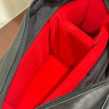 Artisan Artist GCAM-1000 Leather Camera Bag Black Padded Dividers Used