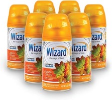 6 WIZARD Automatic Spray Refills 5oz  Air Fre...