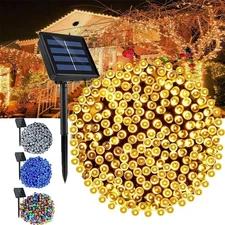 Solar String Lights Outdoor LED Fairy Lights Waterproof Garden Party Yard Decor