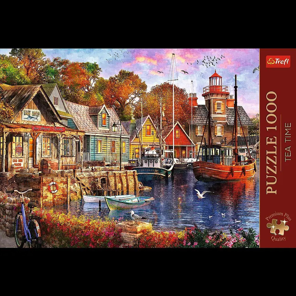 Trefl Mehrfarbig Puzzle Premium Plus 1000 - Seeseite Eckchen (1000 Teile) - Bild 4